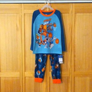 Boys Space Jam Size 6/7 Pajamas